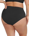 ARIA RENOIR BLACK HIGH WAIST BIKINI BOTTOM