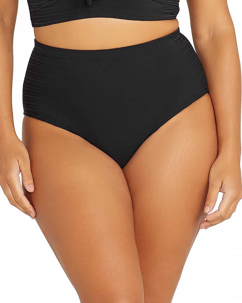 ARIA RENOIR BLACK HIGH WAIST BIKINI BOTTOM