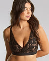 AMOUR BLACK WIRE FREE BRA