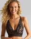 AMOUR BLACK WIRE FREE BRA