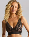 AMOUR BLACK WIRE FREE BRA