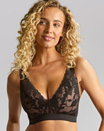 AMOUR BLACK WIRE FREE BRA