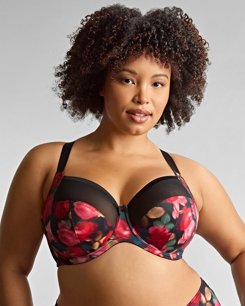 BLISS ROSE PRINT FULL CUP BRA