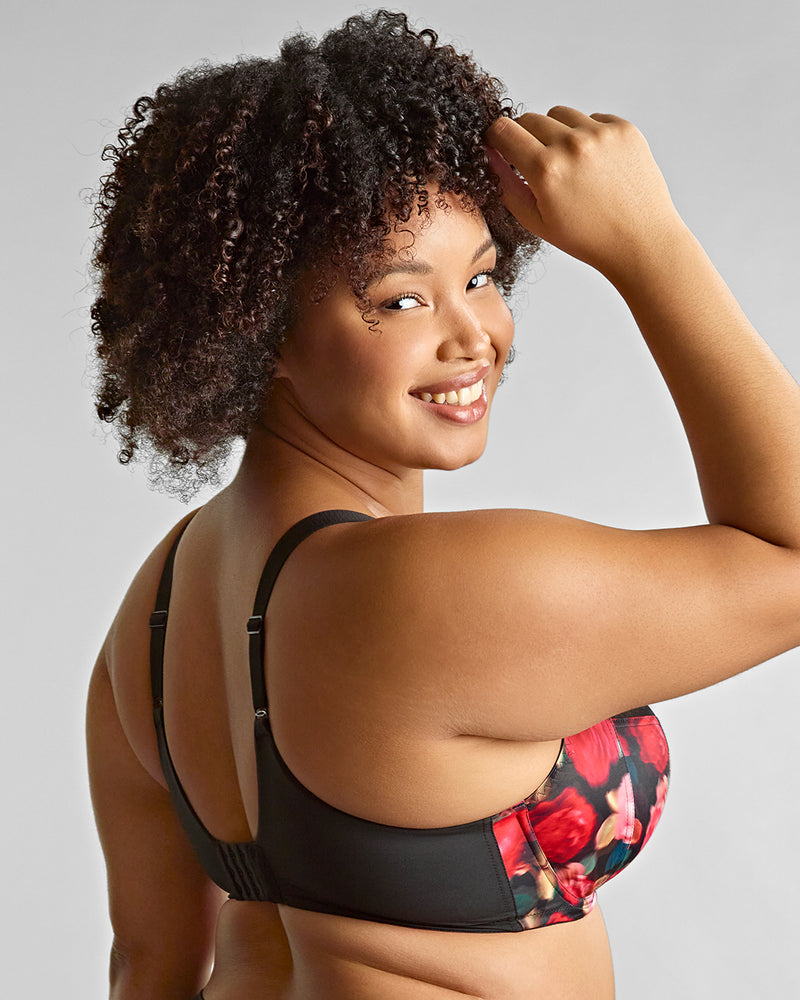 BLISS ROSE PRINT FULL CUP BRA
