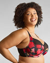 BLISS ROSE PRINT FULL CUP BRA