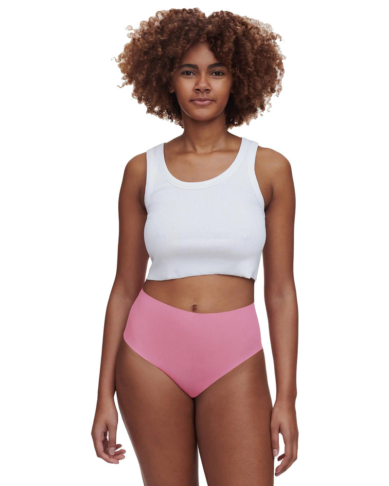 CHANTELLE PULPIES MARSHMALLOW PINK HIGH WAIST BRIEF