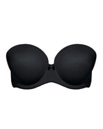 DECO BLACK STRAPLESS BRA