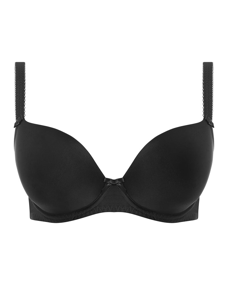 DECO BLACK PADDED PLUNGE BRA