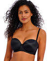 DECO BLACK STRAPLESS BRA