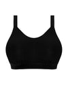 DOWNTIME BLACK WIREFREE BRALETTE