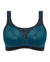 DYNAMIC MIDNIGHT LEOPARD WIREFREE SPORTS BRA