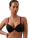 SEDUCTIVE COMFORT WIREFREE BLACK DEMI BRA