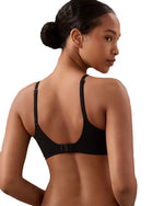SEDUCTIVE COMFORT WIREFREE BLACK DEMI BRA