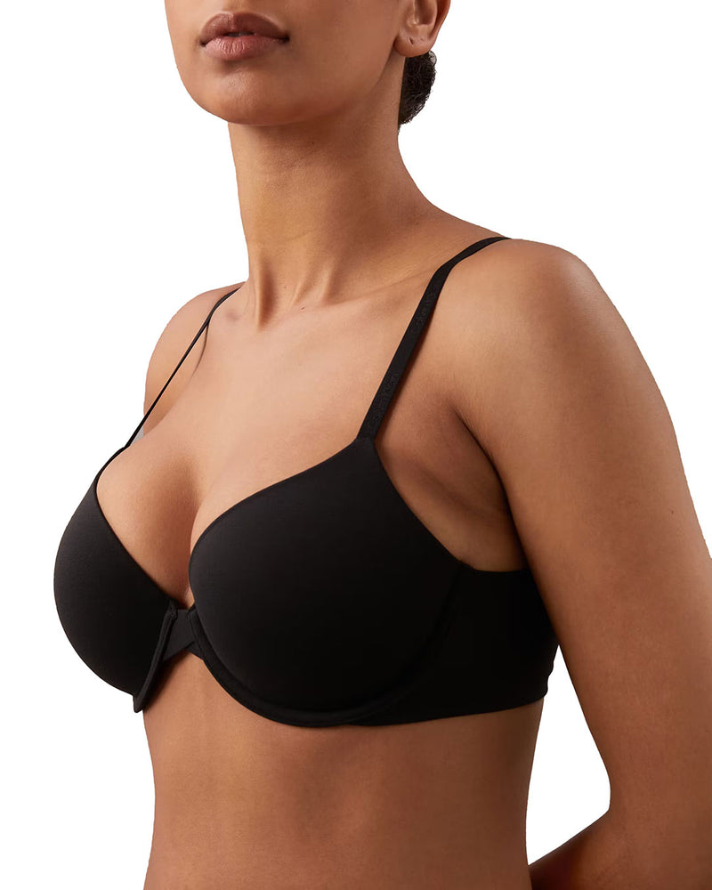 SEDUCTIVE COMFORT WIREFREE BLACK DEMI BRA