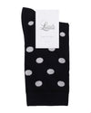 GIGI BLACK & WHITE SPOT CREW SOCK
