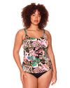 TROPICANA SCOOP NECK TANKINI TOP