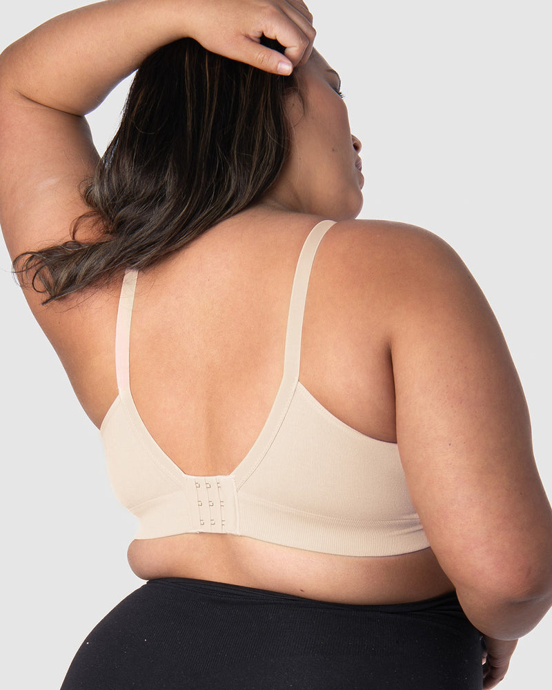 CARESS SEAMFREE BAMBOO OAT FULL CUP WIREFREE NURSING BRA