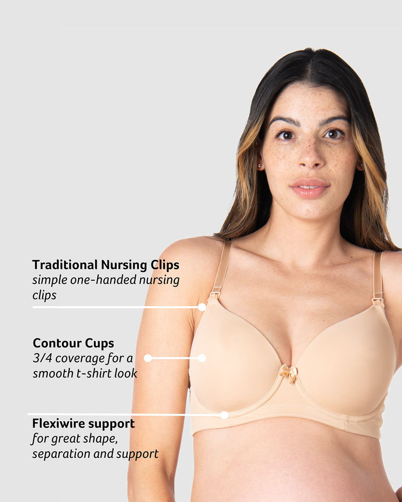 FOREVER YOURS NUDE CONTOUR FLEXI WIRE NURSING BRA – Specialty Fittings  Lingerie