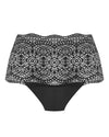 LACE EASE BLACK INVISIBLE STRETCH FULL BRIEF (XS-XL)