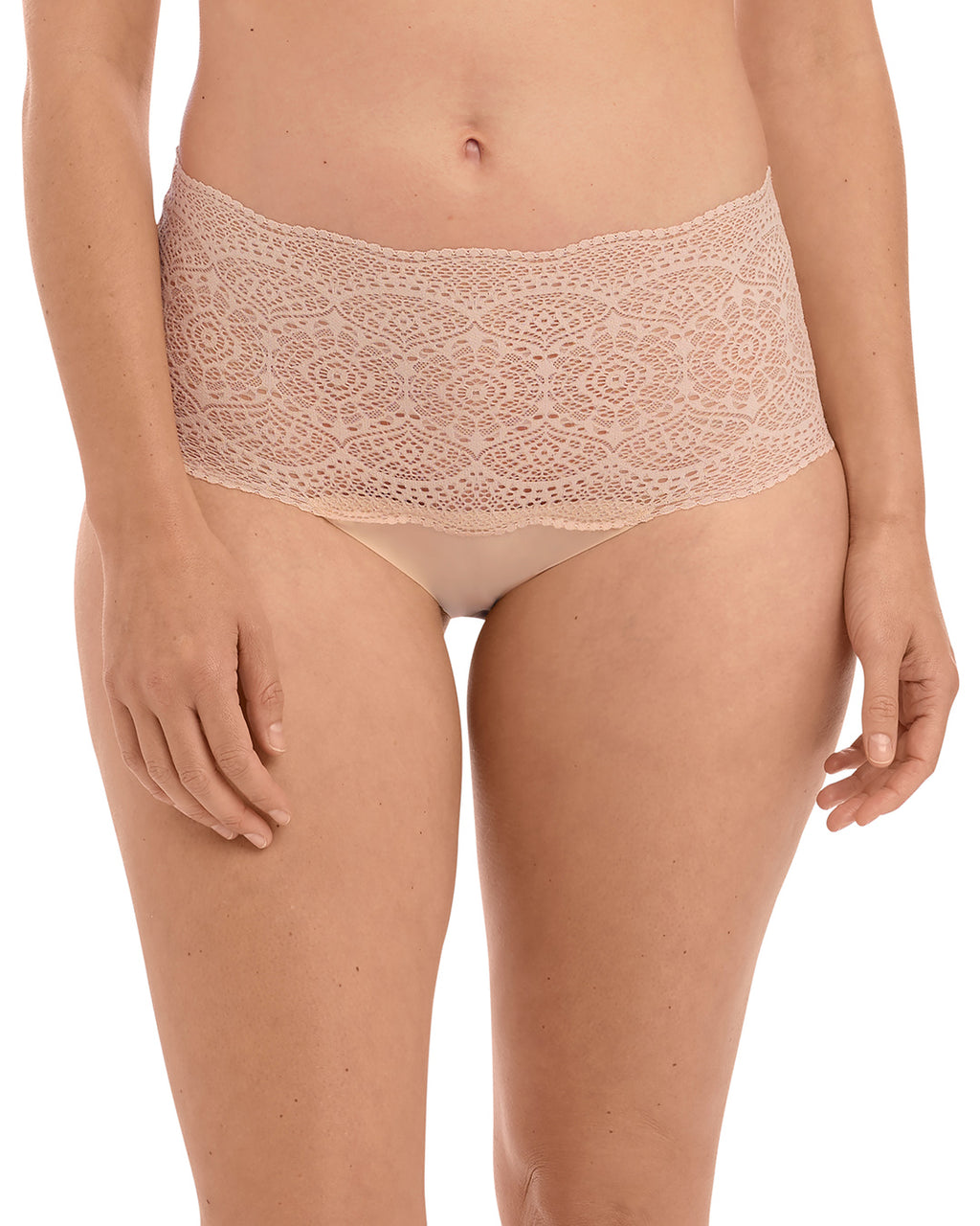 LACE EASE NATURAL BEIGE INVISIBLE STRETCH FULL BRIEF (XS-XL)