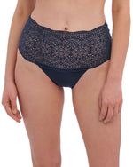 LACE EASE NAVY INVISIBLE STRETCH FULL BRIEF (XS-XL)