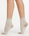 DARIA HOUNDSTOOTH NUTMEG CREW SOCK