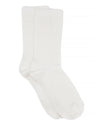 GIORGIA RIB WHITE CREW SOCK