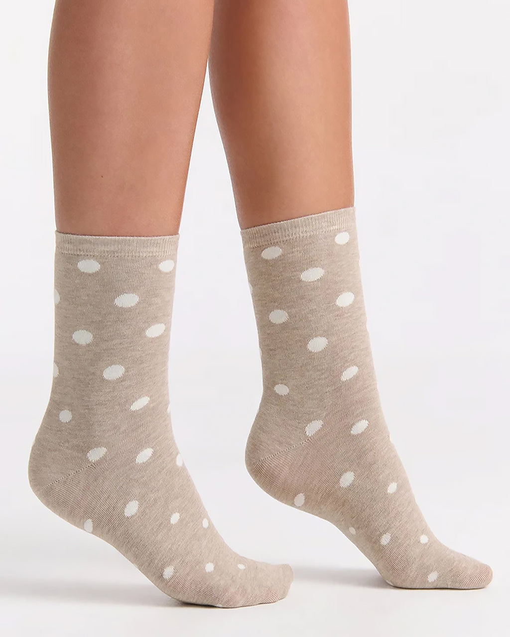 GIGI OATMEAL SPOT CREW SOCK