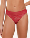 CERISE LACE BRIEF