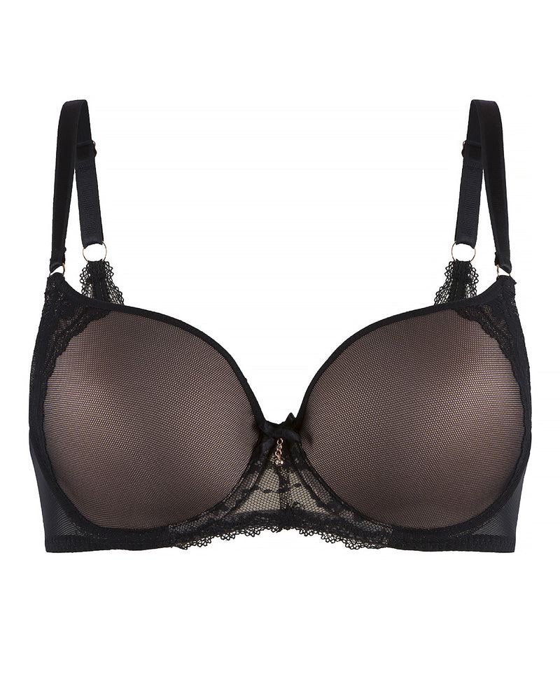 BLACK LACE COLLECTION UNI FIT BRA