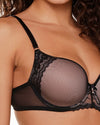 BLACK LACE COLLECTION UNI FIT BRA