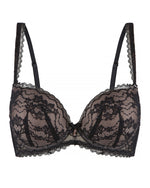 BLACK LACE COLLECTION PUSH UP BRA