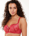 CERISE LACE UNI FIT BRA