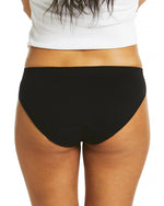 SEAMFREE BLACK PERIOD BIKINI BRIEF