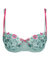 LIZELOT BALI GREEN VERTICAL SEAM BALCONY BRA