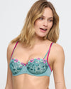 LIZELOT BALI GREEN VERTICAL SEAM BALCONY BRA