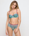 LIZELOT BALI GREEN VERTICAL SEAM BALCONY BRA