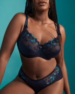 DEAUVILLE VELVET BLUE FULL BRIEF