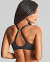 FAITH BLACK PADDED PLUNGE BRA