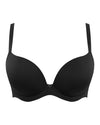 FAITH BLACK PADDED PLUNGE BRA