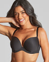 FAITH BLACK PADDED PLUNGE BRA
