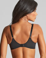 FAITH BLACK PADDED PLUNGE BRA