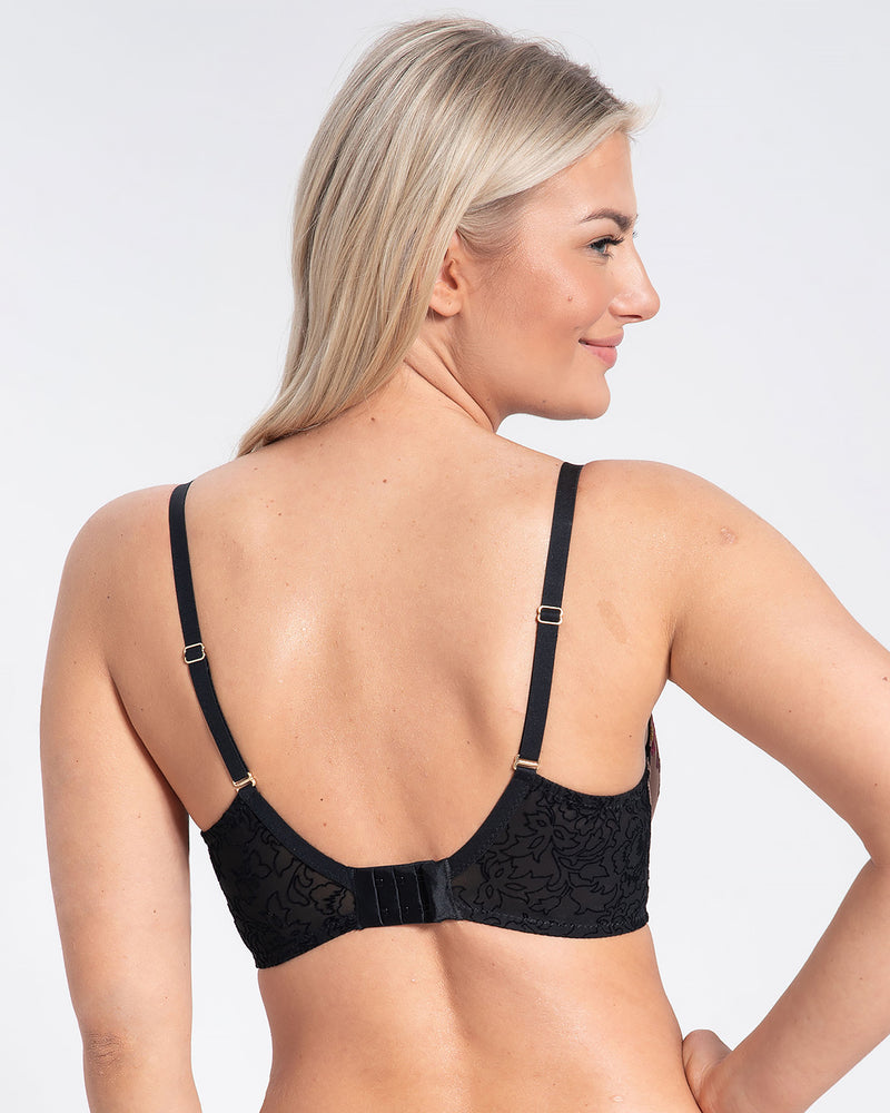 RAMONA BLACK SOFT HIGH APEX BRA