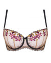 RAMONA BLACK HALF CUP BRA