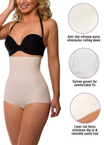 SEAMLESS NUDE HIGH WAISTED SHAPEWEAR BRIEF