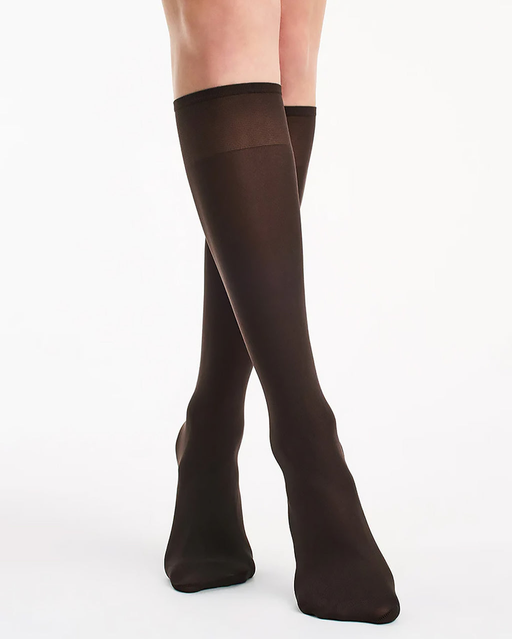 SUEDE MATTE MOCCA 50 KNEE HIGH