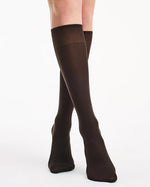 SUEDE MATTE MOCCA 50 KNEE HIGH