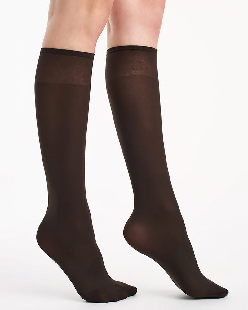 SUEDE MATTE MOCCA 50 KNEE HIGH