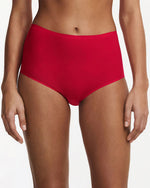 SoftStretch HIGH WAIST POPPY RED FULL BRIEF