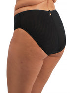 TEAGAN BLACK ALMOND HIGH LEG BRIEF